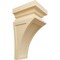 Ekena Millwork 7"W x 7 3/4"D x 14"H Jumbo Nevio Wood Corbel, Maple CORW07X07X14NEMA - alternate 1